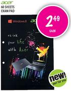 Acer 60 Sheets Exam Pad Each