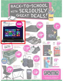Game : Back to School with Seriously Great Deals (27 Dec - 6 Feb 2013), page 1