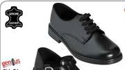Genius Boys Lace-Up School Shoes Sizes 2-5 Per Pair