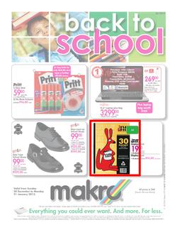 Makro : Back to School (30 Dec - 21 Jan 2013), page 1