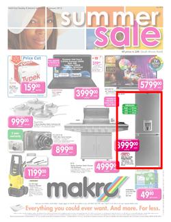 Makro : Summer Sale (8 Jan - 14 Jan 2013), page 1