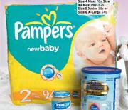 Pampers Active Baby Nappies Jumbo Pack Size 2 New Baby Mini-94's Or Size 3 Midi-82's-Each