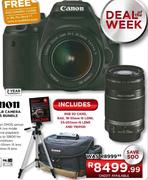 Canon Digital SLR Camera Twin Lens Bundle(EOS 550D)
