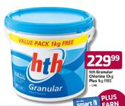 Hth Granular Chlorine-10kg Plus 1kg Free