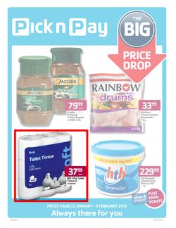 Pick n Pay KZN : The Big Price Drop (22 Jan - 3 Feb 2013), page 1