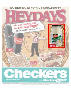 Checkers Gauteng HeyDays (20 Feb - 26 Feb), page 1