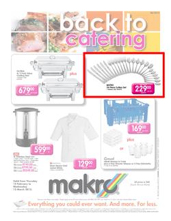 Makro : Back to Catering (14 Feb - 13 Mar 2013), page 1