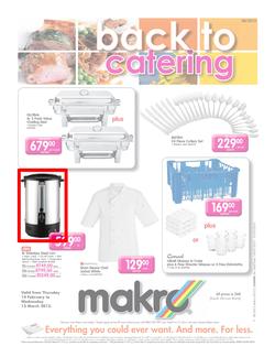 Makro : Back to Catering (14 Feb - 13 Mar 2013), page 1