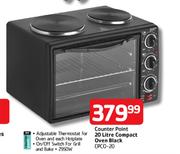 Counter Point Compact Oven Black (CPCO-20)-20 Litre