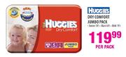 Huggies Dry Comfort Jumbo Pack Junior 58's-Per Pack