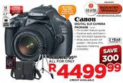 Canon Digital SLR Camera Package(1100D)