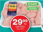 Fresh Choice Fresh Chicken Braai Pack-Per Kg