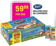 Beacon Mallows Eggs Dispenser-48's Per Box