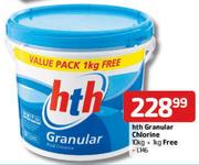 Hth Granular Chlorine-10kg + 1kg Free