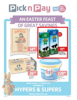 Pick n Pay Western Cape : An Easter of Great Savings (5 March - 17 March 2013), page 1