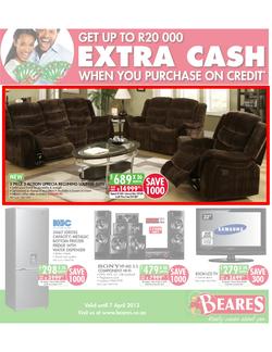 Beares : Extra Cash (Until 7 Apr 2013), page 1