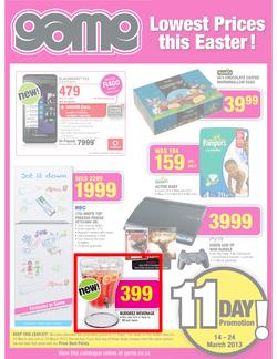 Game : Lowest Prices This Easter (14 Mar - 24 Mar 2013), page 1