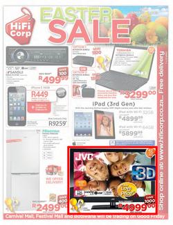 Hifi Corp : Easter Sale (28 Mar - 1 Apr 2013), page 1