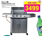 Out & About 4 Burner Gas Braai-PX-H4461