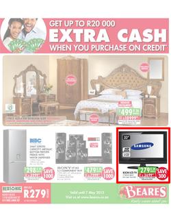 Beares : Extra Cash (Until 7 May 2013), page 1