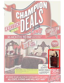 Lewis : Champion Deals (15 Apr - 18 May 2013), page 1