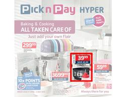 Pick n Pay Hyper : Baking & Cooking (21 Apr - 5 May 2013), page 1