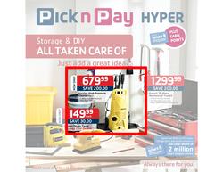 Pick n Pay Hyper : Storage & DIY (28 Apr - 12 May 2013), page 1