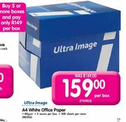 Ultra Image A4 White Office Paper-5 Reams per box