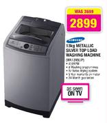 Samsung Metallic Silver Top Load Washing Machine-13kg