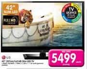 LG 42"(107cm) Full HD Slim LED TV(42LS4600)