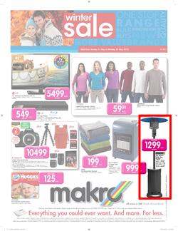 Makro : Winter sale (12 May - 20 May 2013), page 1