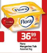 Flora Margarine Tub Assorted-1kg Each