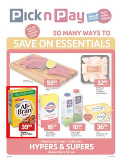Pick n Pay Gauteng : Save on essentials (21 May - 2 Jun 2013), page 1