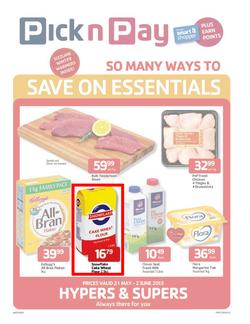 Pick n Pay Gauteng : Save on essentials (21 May - 2 Jun 2013), page 1
