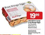 Alzu Extra Large Free Range Eggs-15's