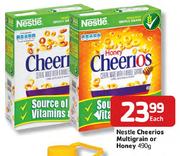 Nestle Cheerios Multigrain Or Honey-490g Each