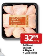 Pnp Fresh-Chicken 4 Thighs & 4 Drumsticks-Per Kg