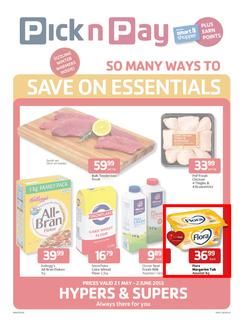 Pick n Pay Western Cape : Save on essentials (21 May - 2 Jun 2013), page 1