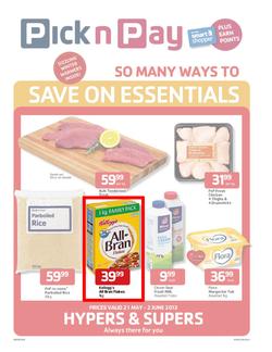 Pick n Pay KZN : Save on essentials (21 May - 2 Jun 2013), page 1