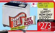 LG 14Kg White Twin Tub