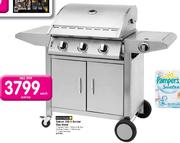 Saturn 210 3 Burner Gas Braai-Each