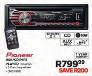 Pioneer USB/CD/MP3 Player-DEH-1550