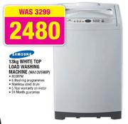 Samsung 13kg White Top Load Washing Machine(WA13V5WIP)
