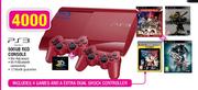 PS3 500GB Red Console-Each