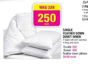 Single Feather Down Duvet Inner Each