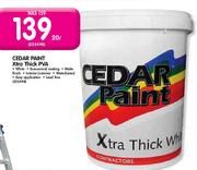 Cedar 20ltr Paint Xtra Thick PVA