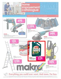 Makro : Home improvement catalogue (11 Jun - 24 Jun 2013), page 1