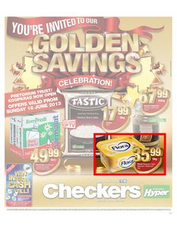 Checkers Gauteng : Golden savings (16 Jun - 23 Jun 2013), page 1