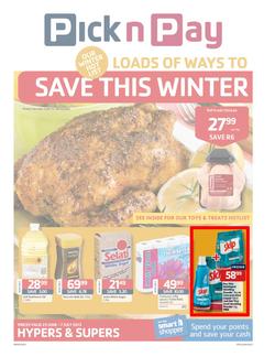 Pick n Pay Western Cape : Save this winter (25 Jun - 7 Jul 2013), page 1
