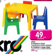 Jolly Children's Chair Each